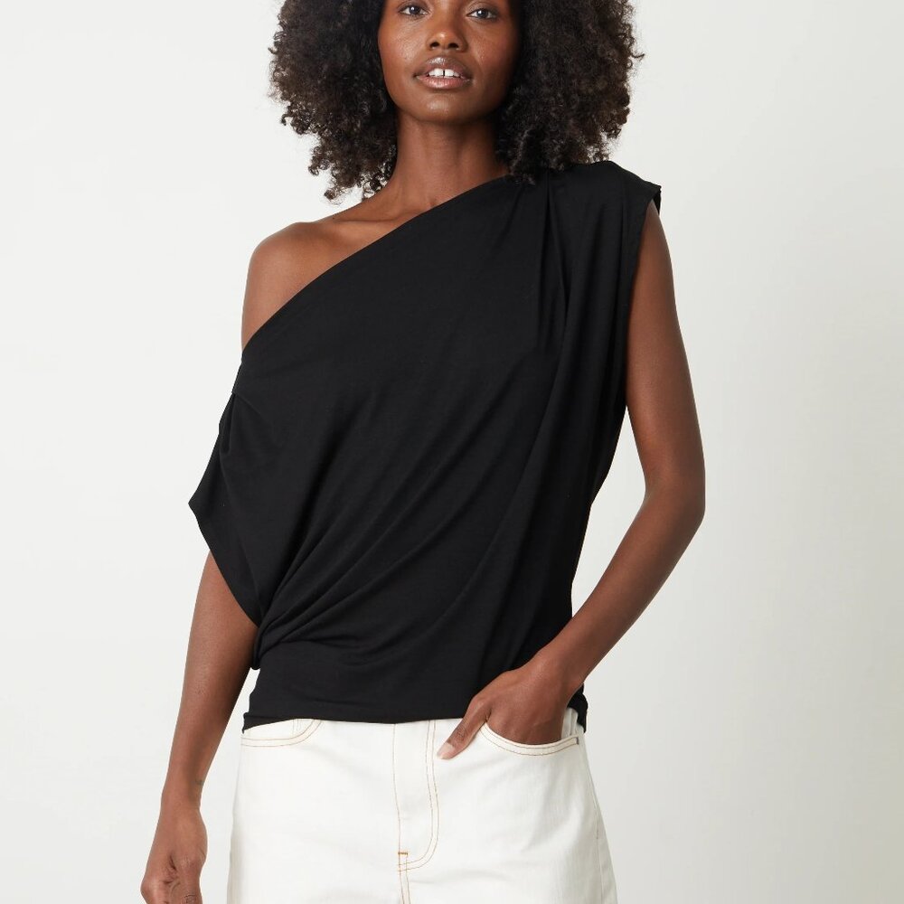 NWT Velvet by Graham & Spencer Paulina Viscose Jersey Top